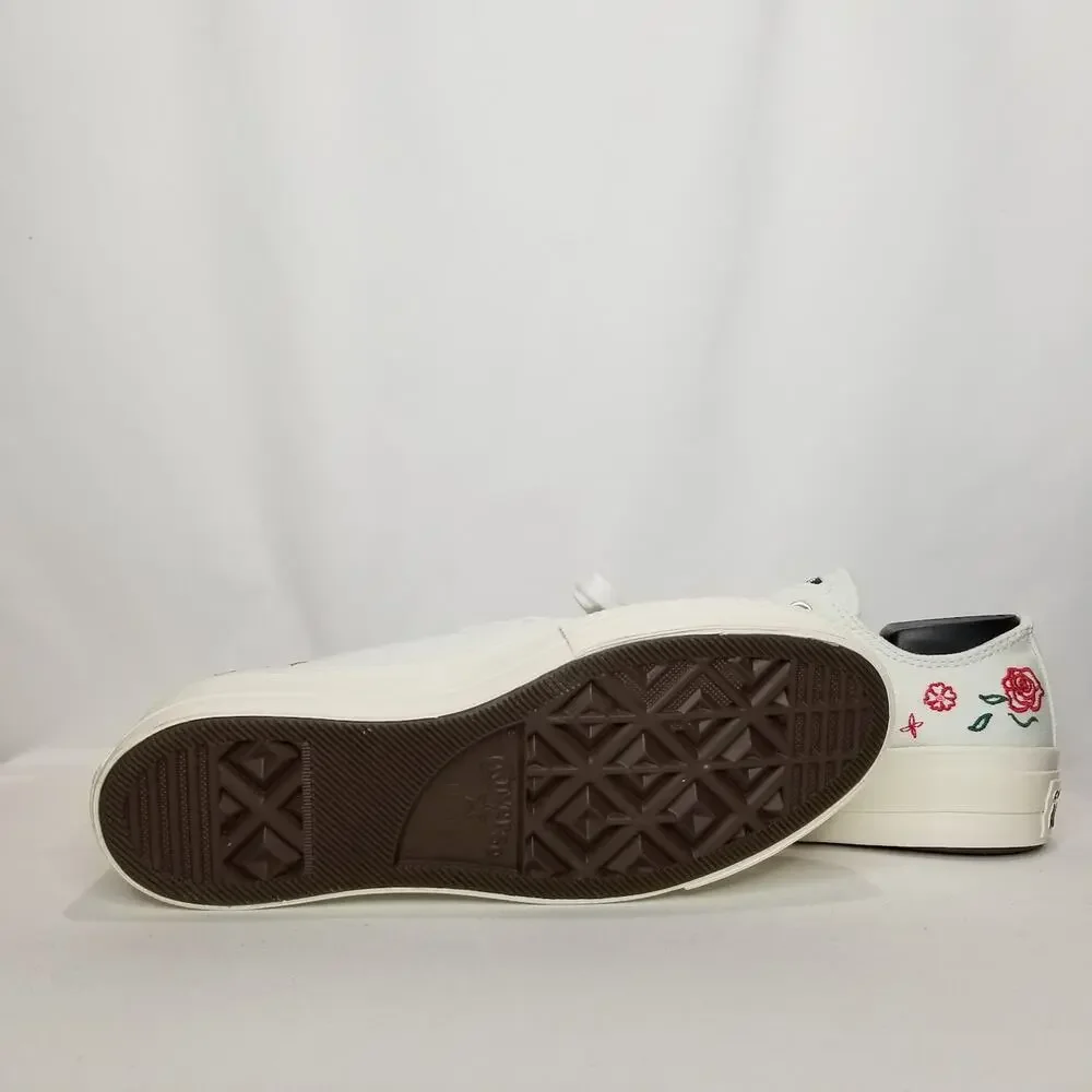 Converse Women's CTAS Lift Platform Oxfords Summer Embroidery Size 8 A10822C NWT - Picture 5 of 6